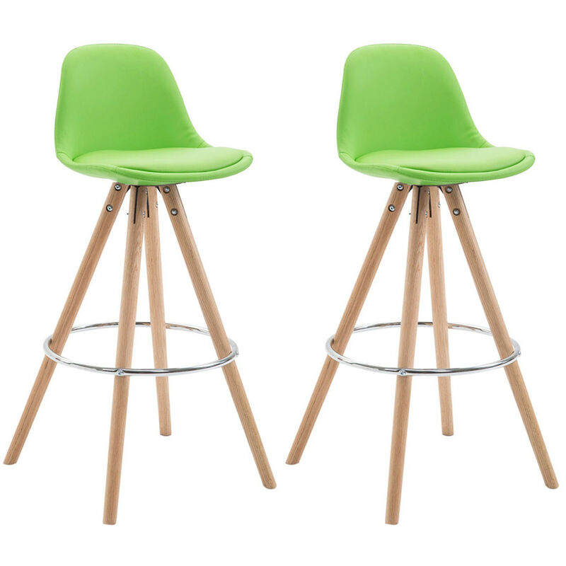 

Set De 2 Taburetes Franklin Rund Verde Natural