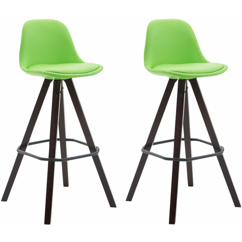 

CLP - Set De 2 Taburetes Franklin Square Verde Cappuccino (roble)