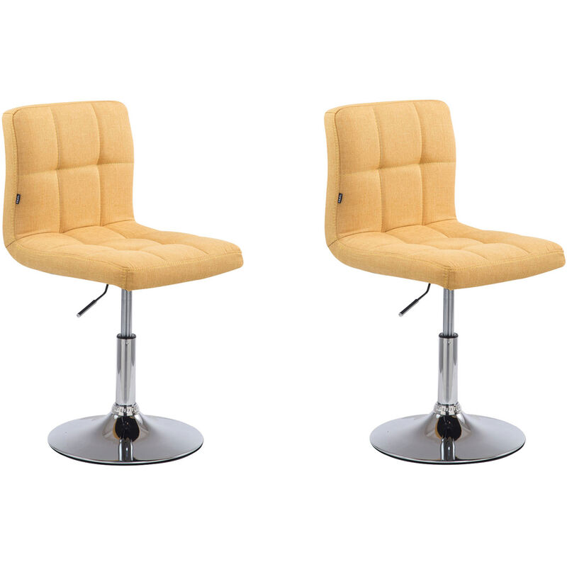 

Set De 2 Taburetes Lounge Palma V2 En Tela Amarillo