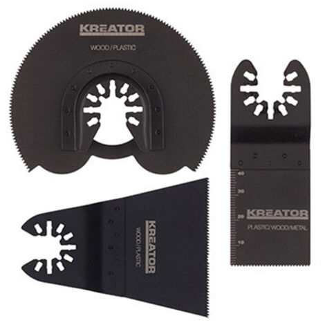 Set 3 accesorios multiherramienta oscilante 990040 kreator