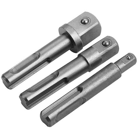 Set 3 Adattatori Tolsen Sds-Plus