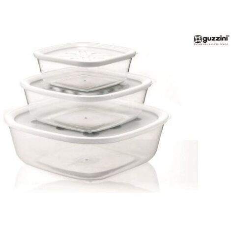 Set 3 barattoli bianco