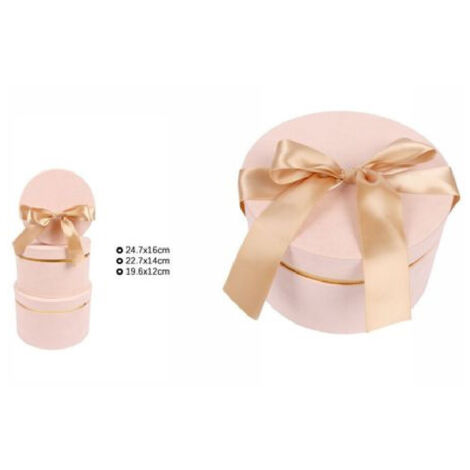 Set 3 Boîtes Boîtes Cadeaux De Différentes Tailles
