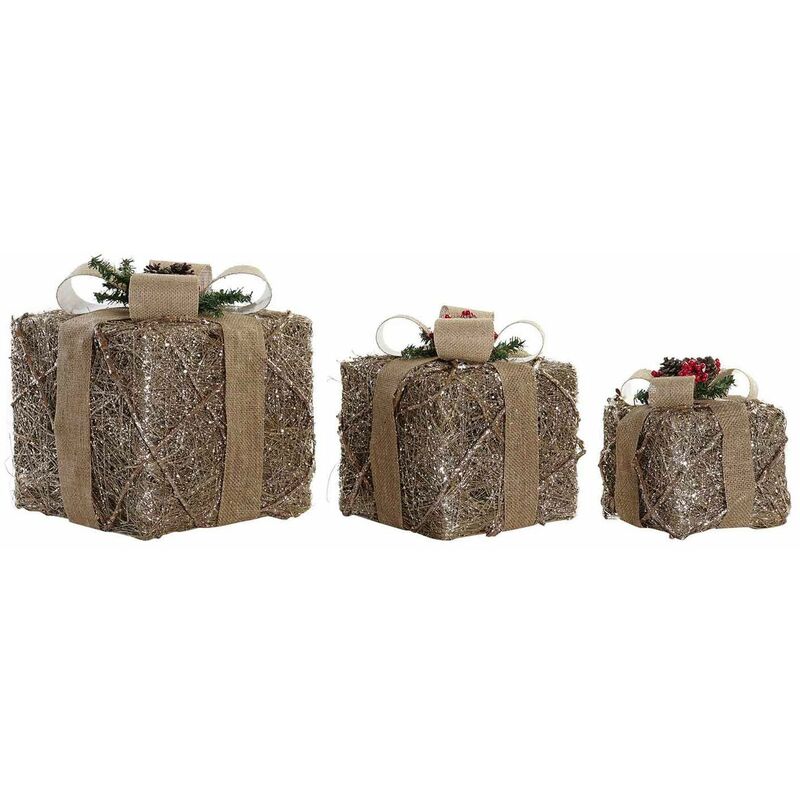 

Set 3 Cajas Regalo Marrones En Ancho: X Largo: X Alto: