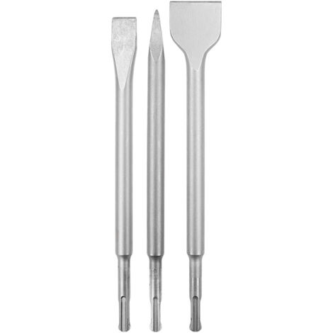 Set 3 Cinceles SDS Cincel Plano Pala Punta Koma Tools