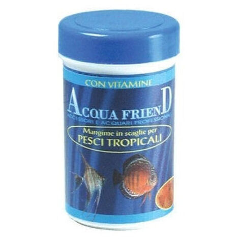 Set 3 Confezioni 250ml/36gr Ciascuno Mangime Per Pesci Tropicali Acquari In Fiocchi Cibo Base