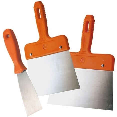 SET 3 COUTEAUX A ENDUIRE ET GRATTER FISCHER DAREX 3077