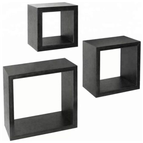 SET 3 CUBI ROVERE NERO 12MM 120X300X300MM