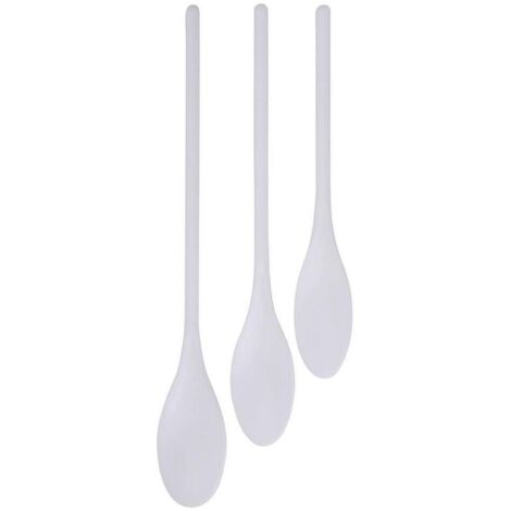 Set 3 cucharas de plastico de 3 tamaños diferentes