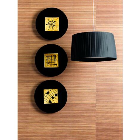 Set 3 dekorative Teller 65x65x1 cm
