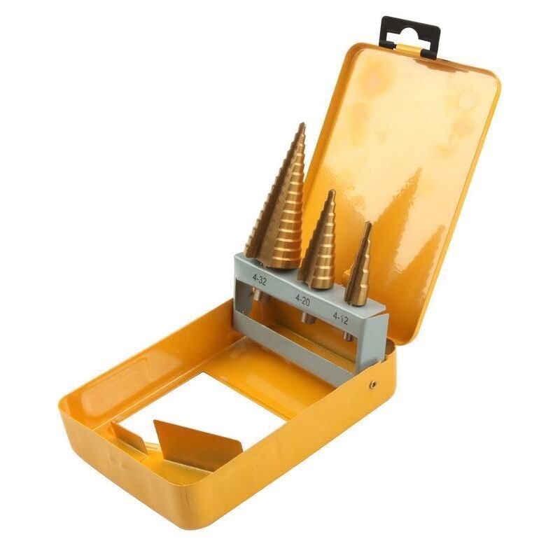 Tolsen - set 3 forets coniques hss