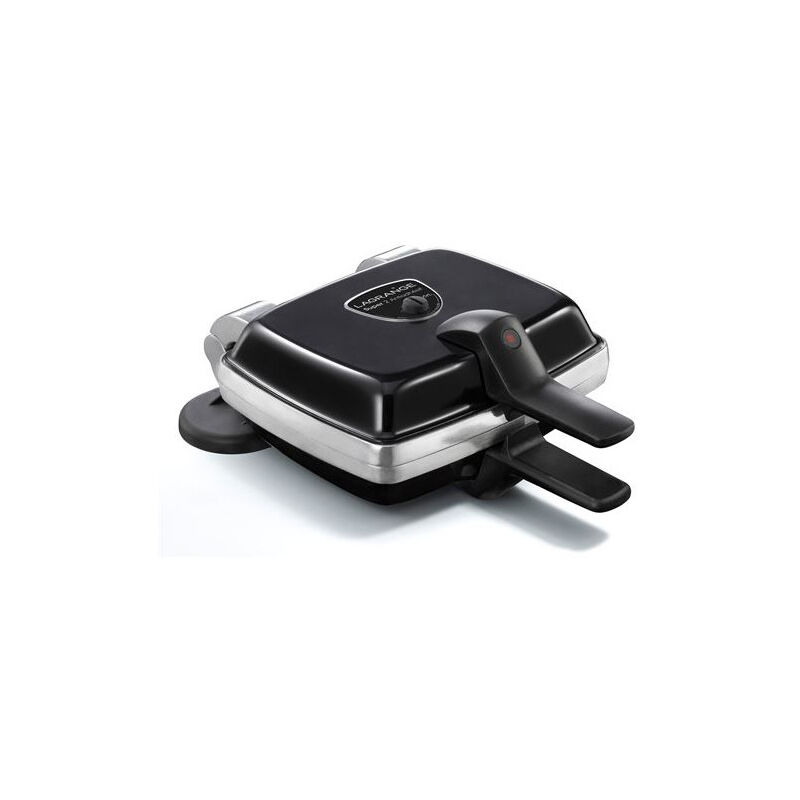 Set 3 jeux de plaques Gaufres avec Gaufrettes et Croque-monsieur Lagrange 039622 1000 w Noir