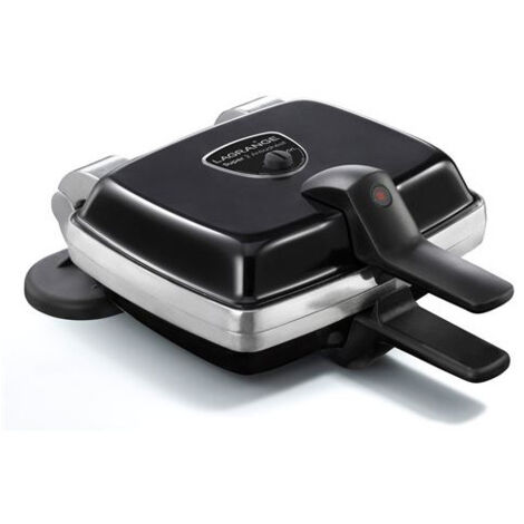 Set 3 jeux de plaques Gaufres avec Gaufrettes et Croque-monsieur Lagrange 039622 1000 W Noir
