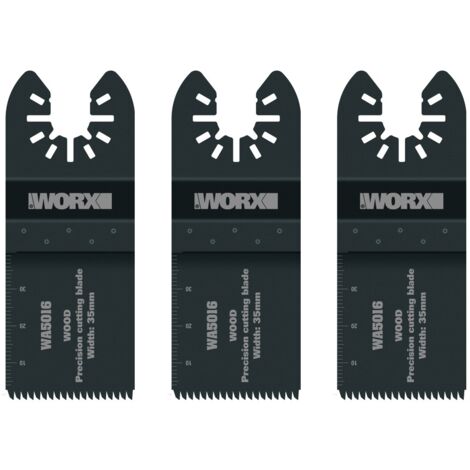 Set 3 Lame da Taglio di Precisione per Legno Worx Wa5016.3