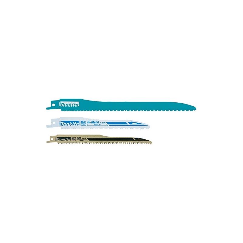Makita - B-13677 lot de 3 scies sabre super express variées