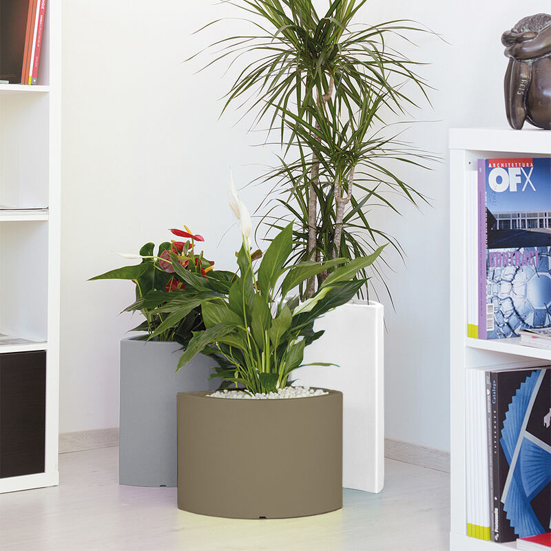 

Juego jardinera diseño 3 macetas de colores plantas casa jardín Tris Petalo