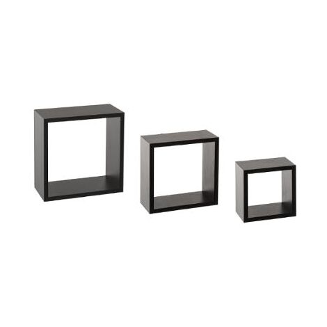 SET 3 CUBI Mensole Mensola a Cubo da Parete Libreria Moderna in Legno  Bianco EUR 18,90 - PicClick IT