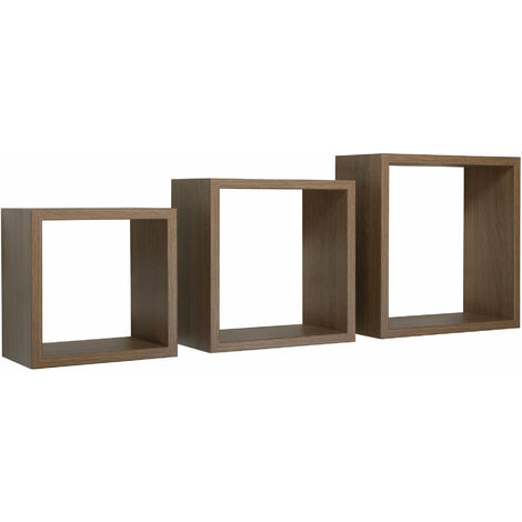 Mensole cubo legno