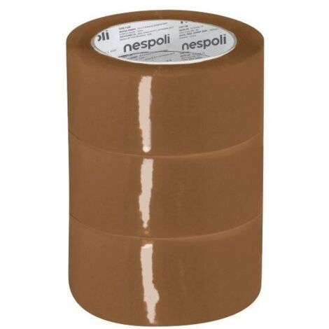 SET 3 NASTRI DA IMBALLO AVANA 50mmX66m