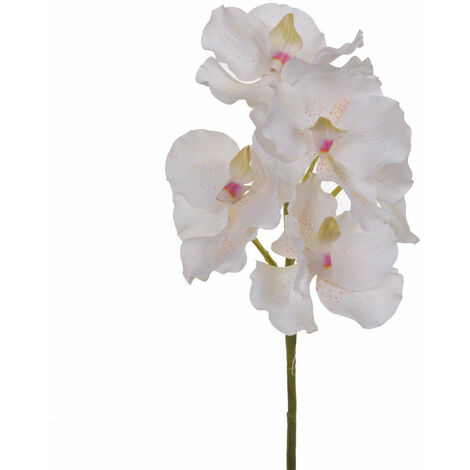 Orchidea finta PABLA con terriccio, bianco, 130cm, Ø10-15cm - Fiori  artificiali