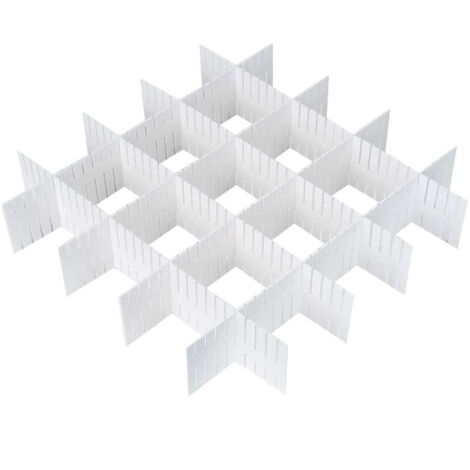 Set 3 Pezzi Divisore Per Cassetti 49,5x10cm