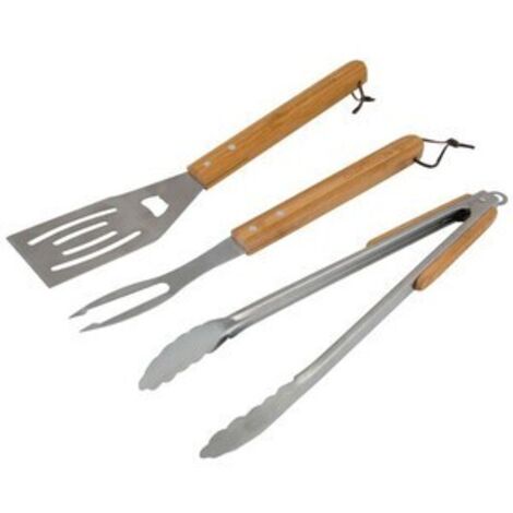 SET 3 PEZZI MANICO IN LEGNO