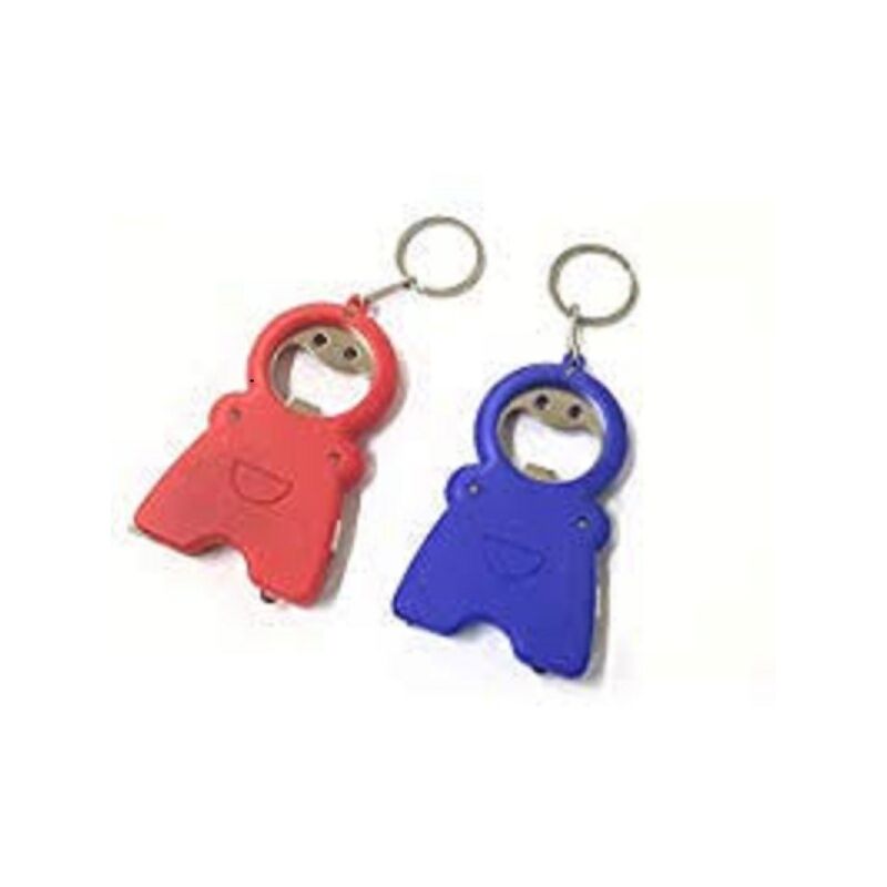 Trade Shop - Set 3 Pezzi Portachiavi Mini Torcia