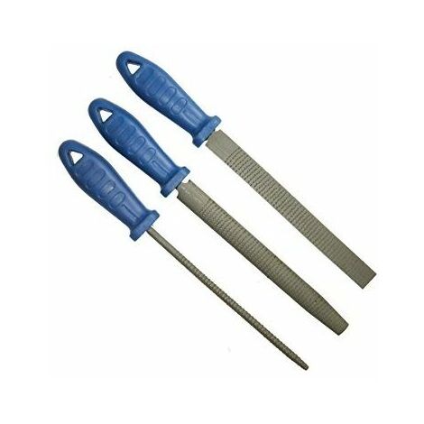 Set di raspe per legno Presch 3 pezzi incl. borsa - Set di raspe per legno  di alta qualità comprendente raspa piatta, mezza raspa rotonda e raspa  rotonda. : : Fai da te