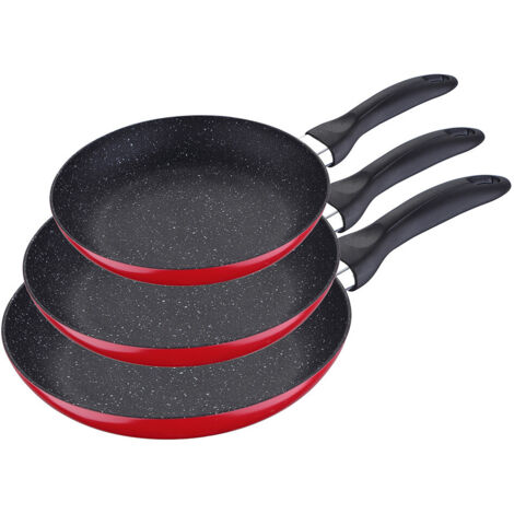 Set 3 Poêles (16+20+24cm) Aluminium Pressé Sg-6855 San Ignacio