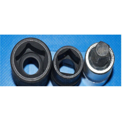 Set 3 Pz Bussole Pentagonali Rinforzate 3 Pezzi Per Pinza Freni Auto 1/2"