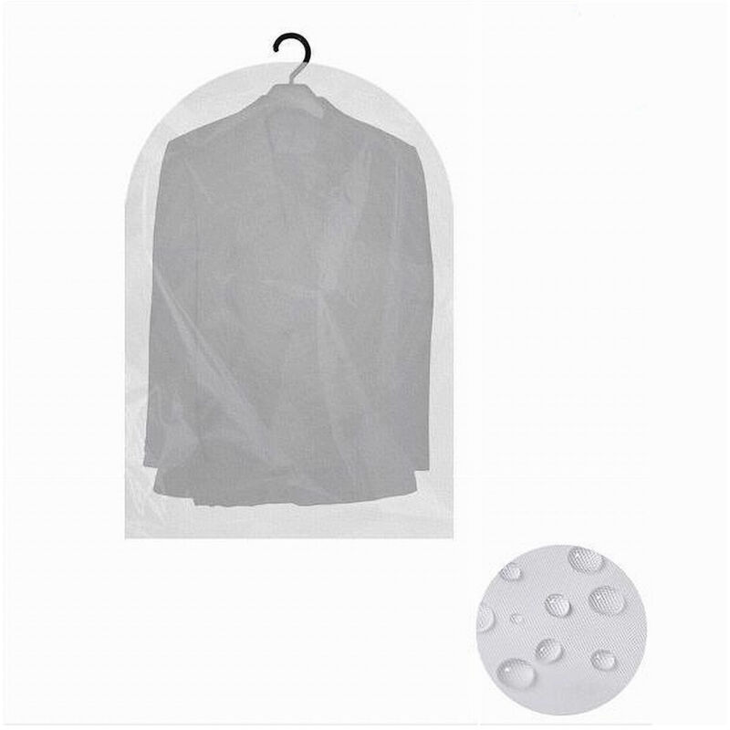 Image of Cleafe - Set 3 Pz Custodia Sacca Copriabiti Copri Abito Vestito Giacca 60x80cm Eva 87409 -