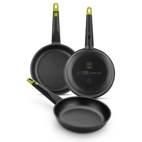 Set 3 sartenes BRA 18-22-26 cm Foodie a491235