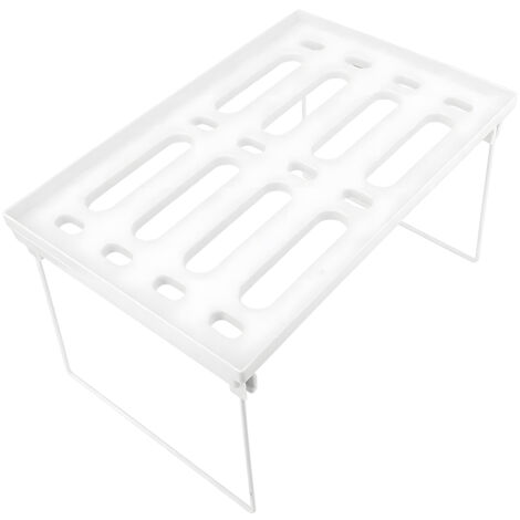 Set 3 Scaffali Richiudibili Salvaspazio Multiuso Design Compatto E Pieghevole