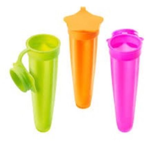 Set 3 stampi in silicone per ghiaccioli ice pop - metaltex