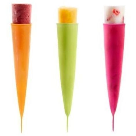 Set 3 Stampi in Silicone per Ghiaccioli Lekue Colori Assortiti - 888021