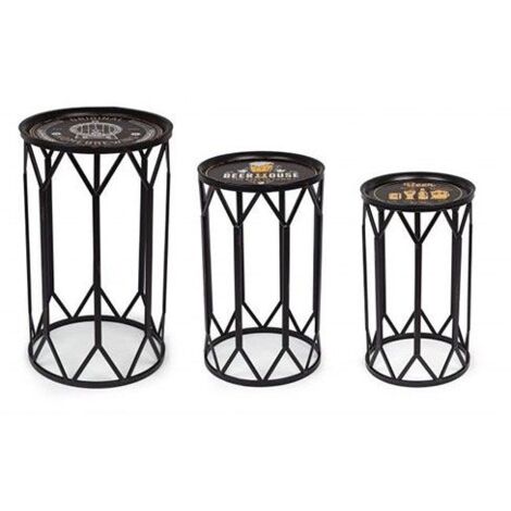 Set 3 Tavolini Tankard Bizzotto - 0740408