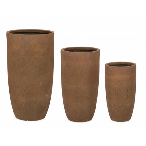 Set 3 Vasi Rigo Rusty Alto