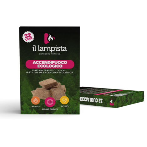 SET 32 ACCENDIFUOCO TAVOLETTA POWER ECOLOGICO.