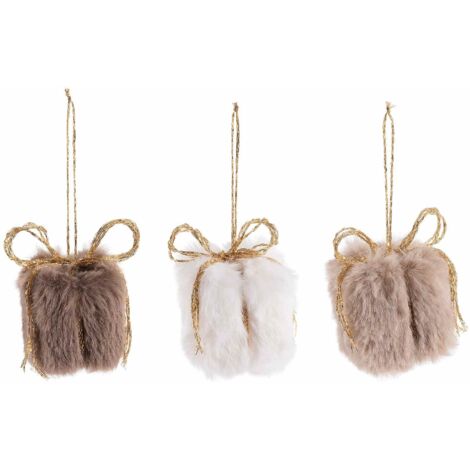 Set 36 pacchetti regalo Natalizi da appendere -Addobbi per albero in peluche