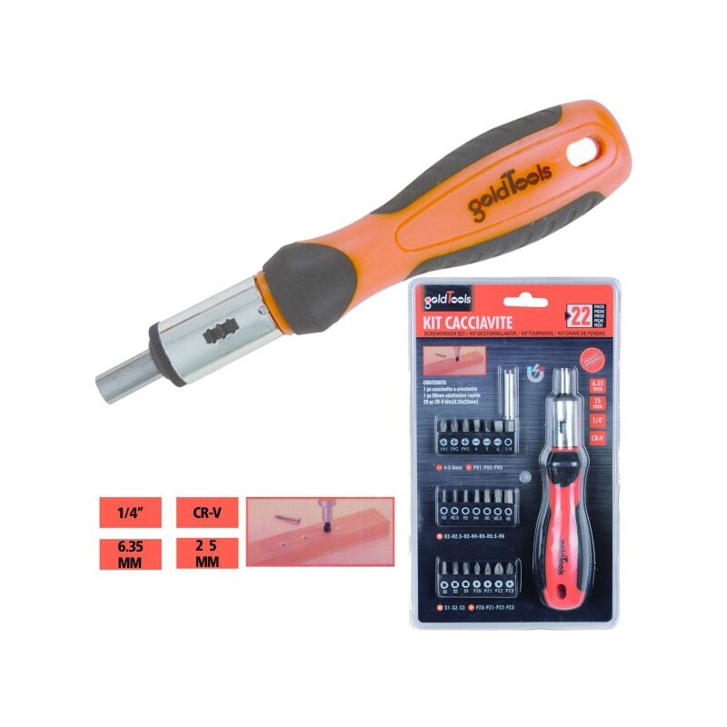 Trade Shop - Set 38 Punte di Precisione 25mm