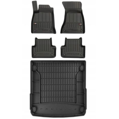 SET 3D Alfombrillas de goma y alfombrilla Audi A4 B9 Estate 2015-