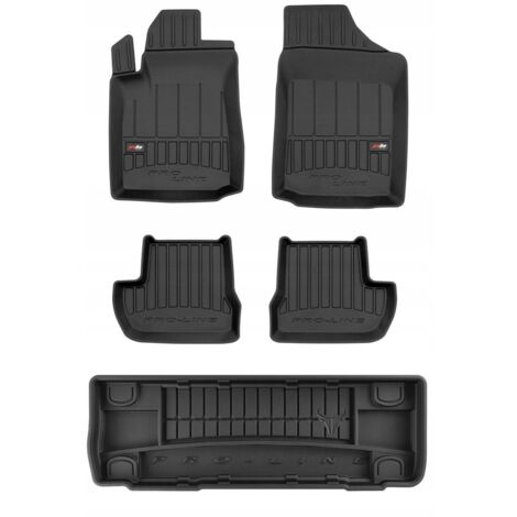 SET 3D Alfombrillas y alfombrillas de maletero Citroën C2 1 hatchback 2003-2009