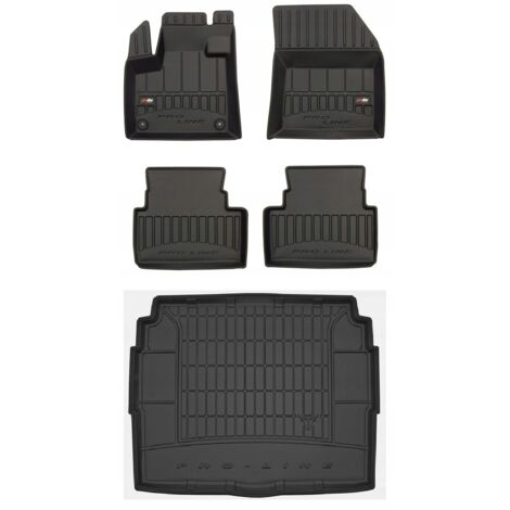 SET 3D Tappetini in gomma e tappetino per bagagliaio Citroen C5 Aircross dal 2018 in poi