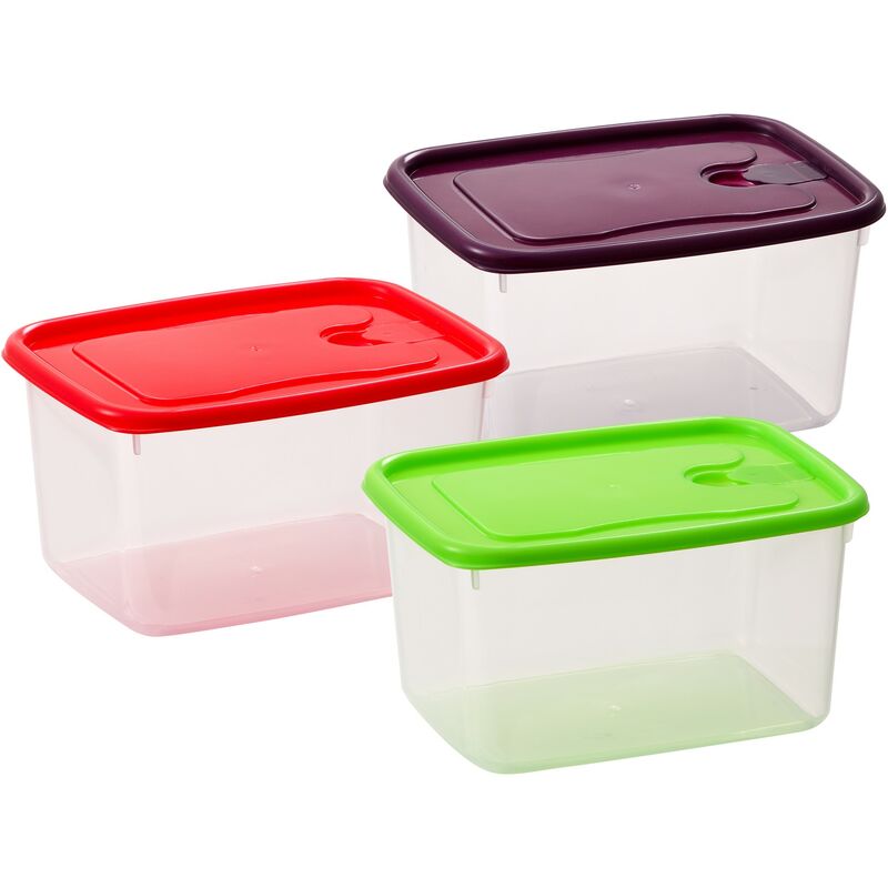 

San Ignacio - Set 3pc herméticos plastico, colección Jolie