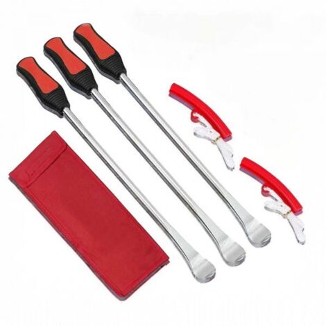 Set 3Pz Leve Smontagomme Bici Moto Auto Corsa Leva a Cucchiaio Pneumatico Gomma