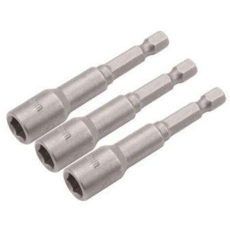 SET 3PZS INSERTOS DE VASO MAGNE'TICOS 1/4'' 13MM EX 77846 TOLSEN