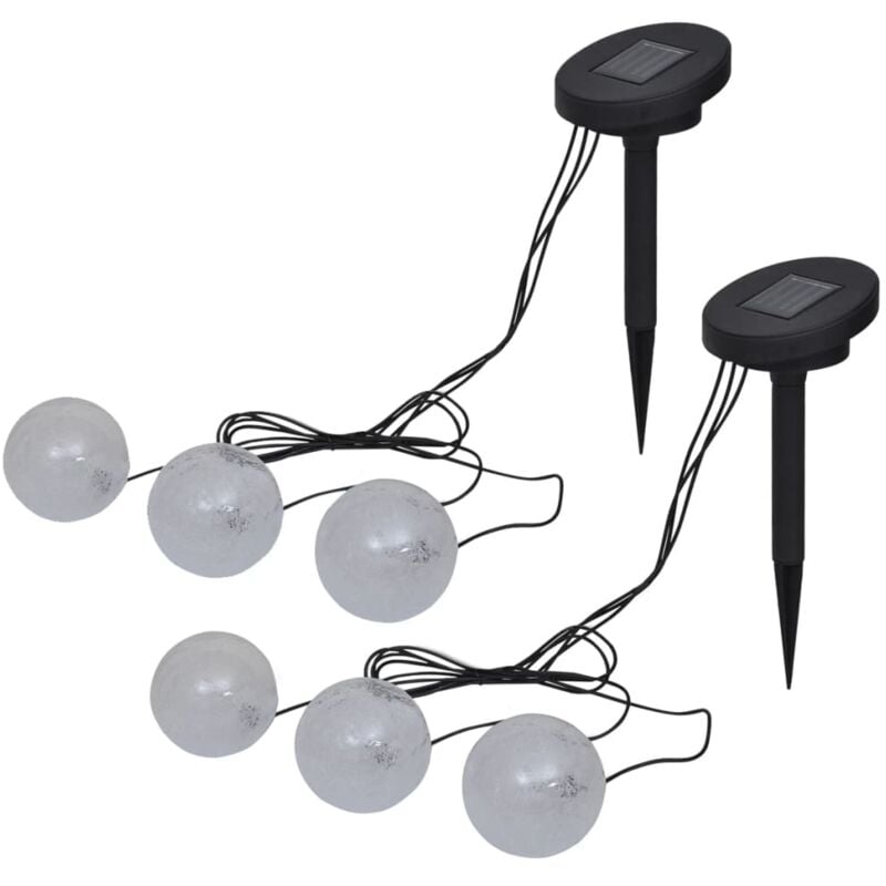 Image of Set lampada galleggiante solare a led per laghetto piscina vari pezzi modelli : 6 pz