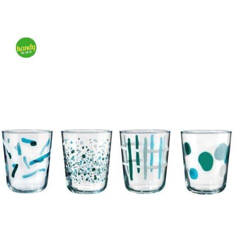 Set 4 Bicchieri da Tavola Acqua Vino Mood Aura 315 ml Cerve