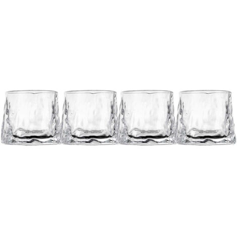 SET 4 BICCHIERI IN VETRO DA LIQUORE ROYAL CAPIENZA 150 ML 8CM