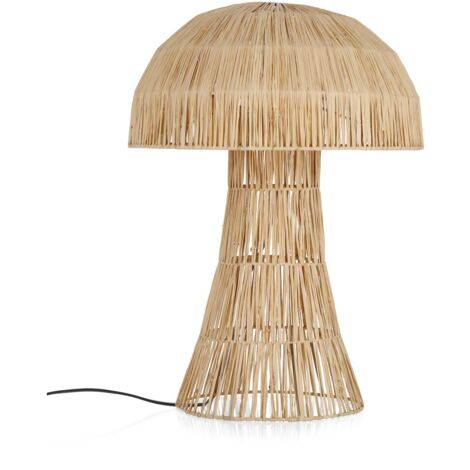 Set 4 Cactus Decorativi Fibre Naturali Bianchi Boho H88 cm - NELARA